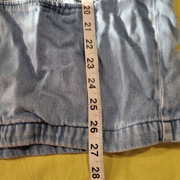 Style & co size 22w blue denim button up jean sweater jacket - Picture 5 of 7